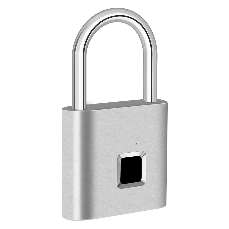 Smart Fingerprint Padlock Waterproof Keyless Rechargeable Security Lock