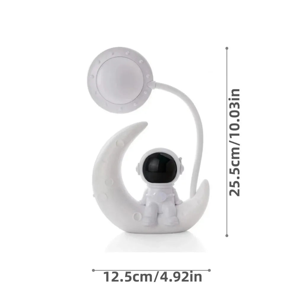 Moon Astronaut LED Night Light Desk Lamp