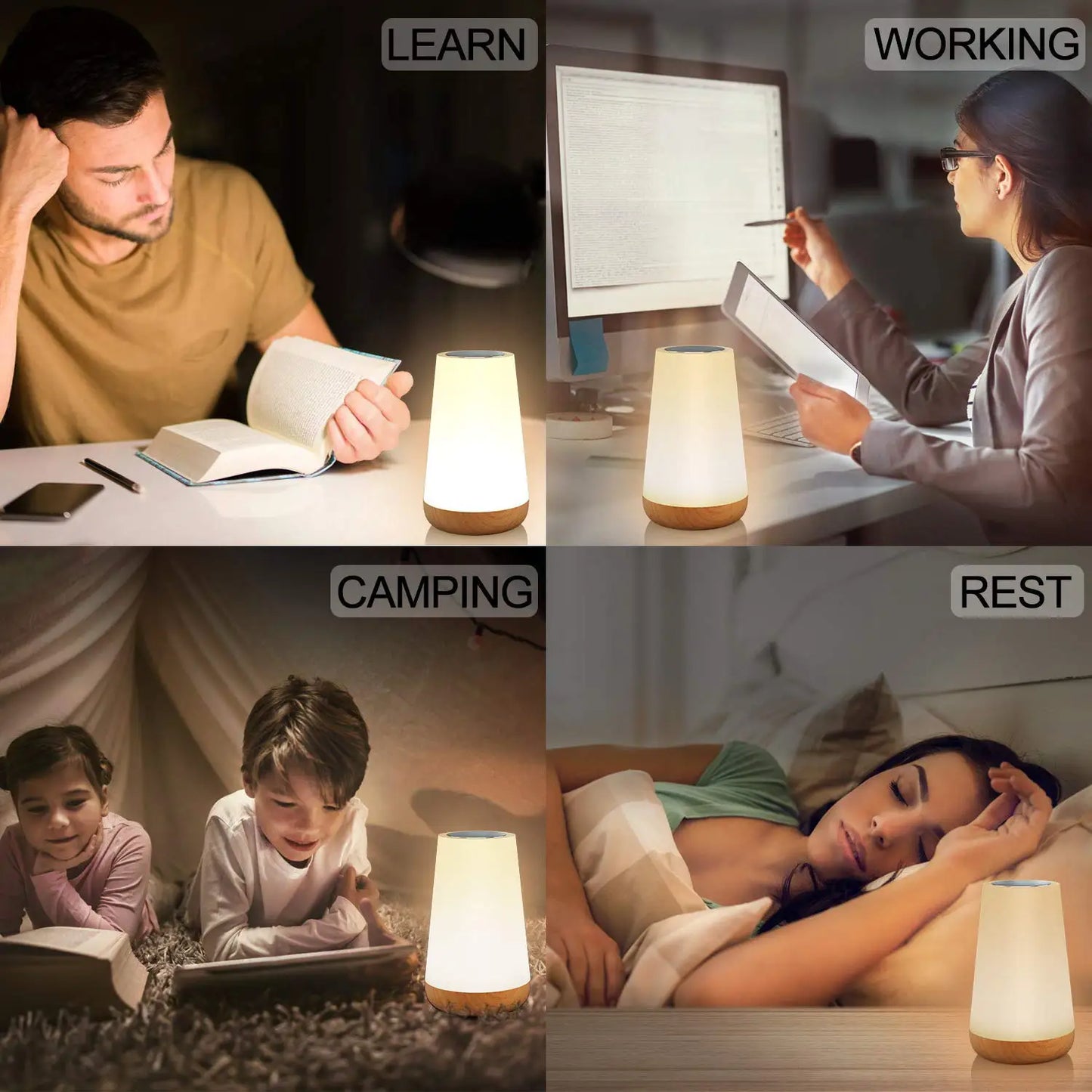 RGB Night Light 13 Colors Remote Dimmable