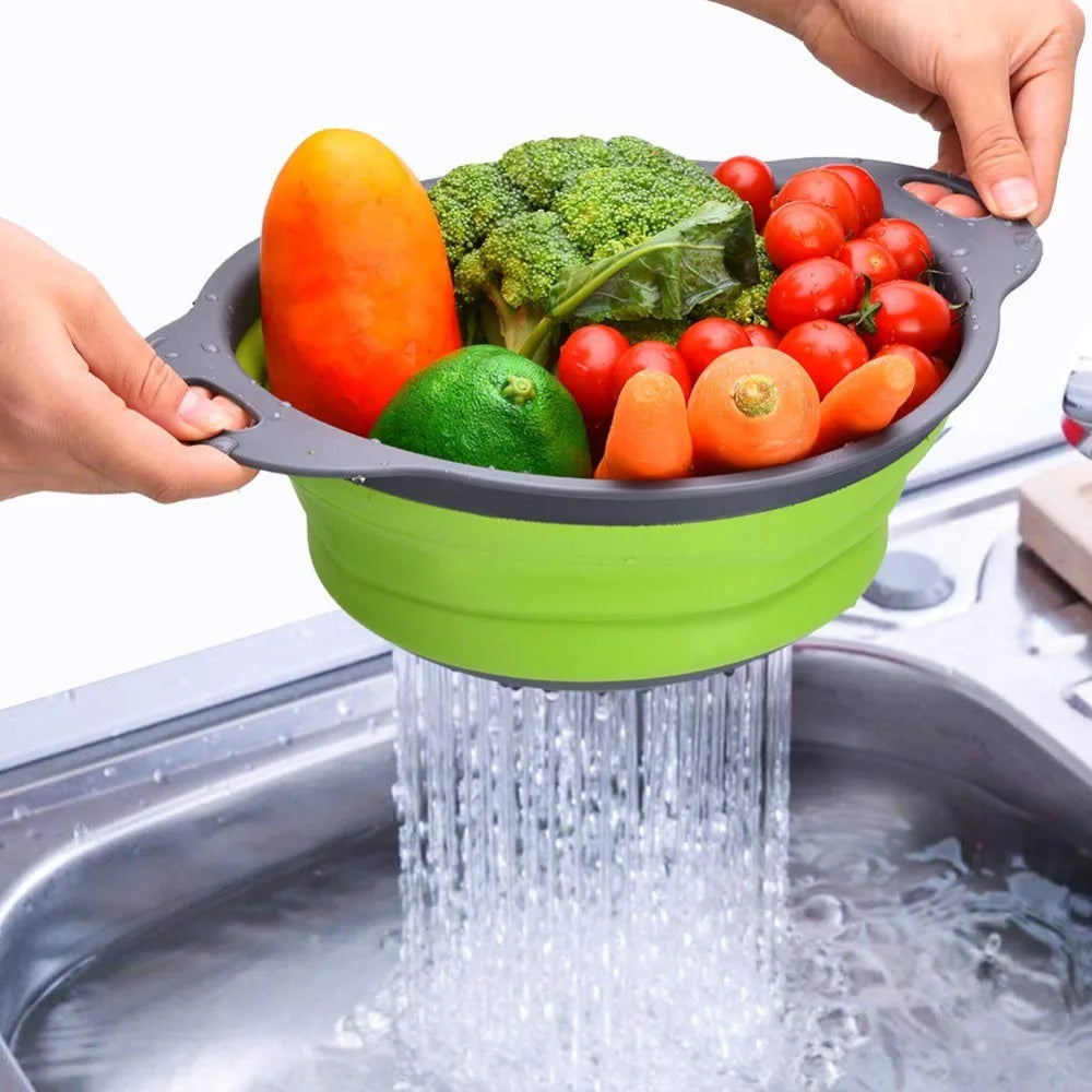 Folding Colander Strainer Basket