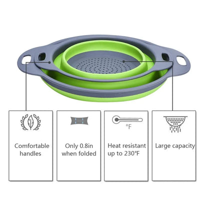Folding Colander Strainer Basket