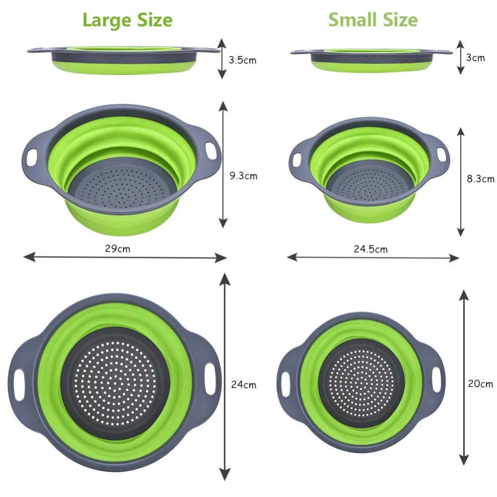 Folding Colander Strainer Basket
