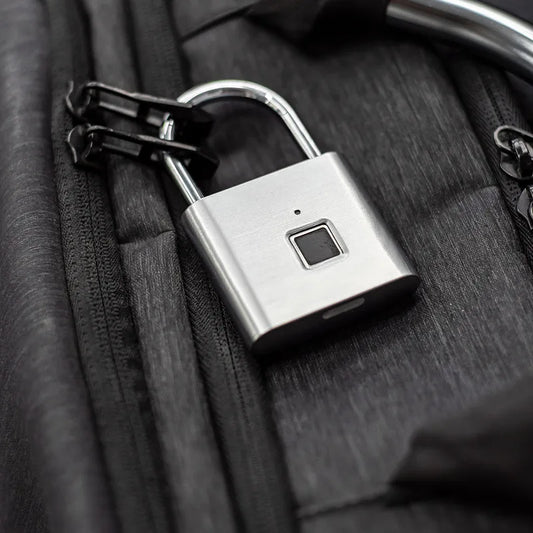Smart Fingerprint Padlock Waterproof Keyless Rechargeable Security Lock