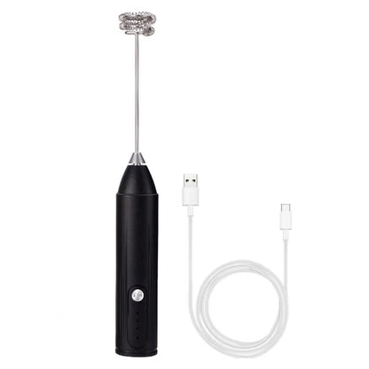 USB Rechargeable Handheld Milk Frother Mixer Blender