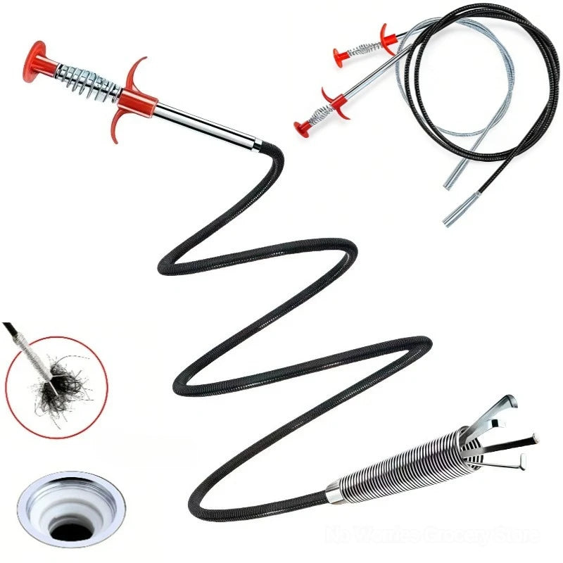 Telescopic Four Claw Drain Cleaner