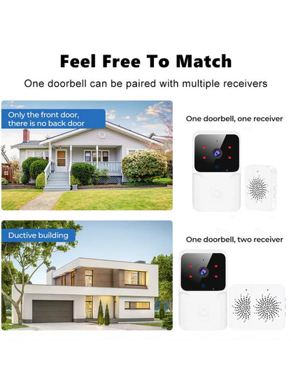 WiFi Video Doorbell HD Night Vision Intercom