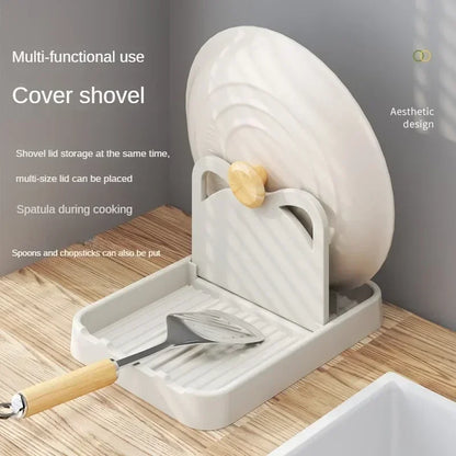 Multifunction Pot Lid Holder Spoon Rest Rack