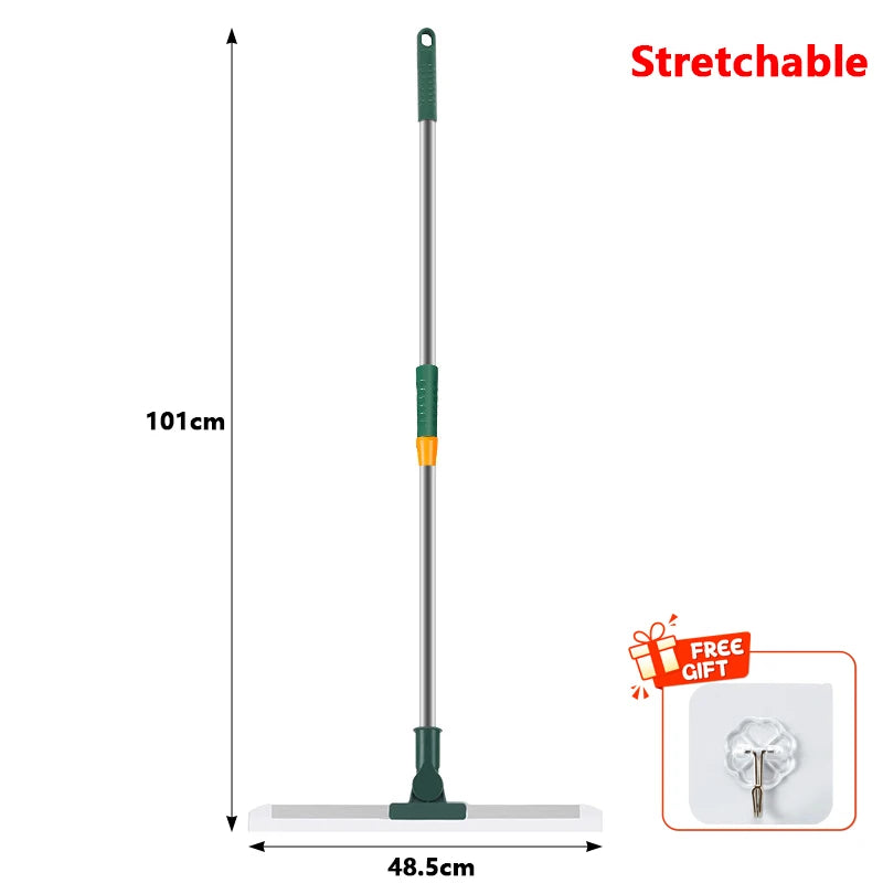 Silicone Scraper Broom Squeegee Floor Glass Cleaner