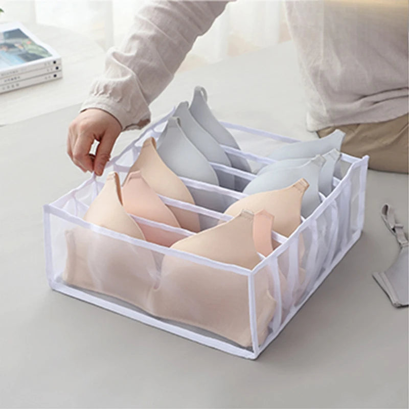 Underwear Organizer Drawer Box Multi Compartments Storage