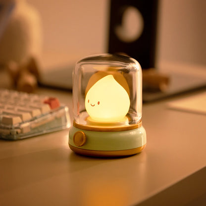 LED Flameless Candle White Noise Dimmable Nightlight