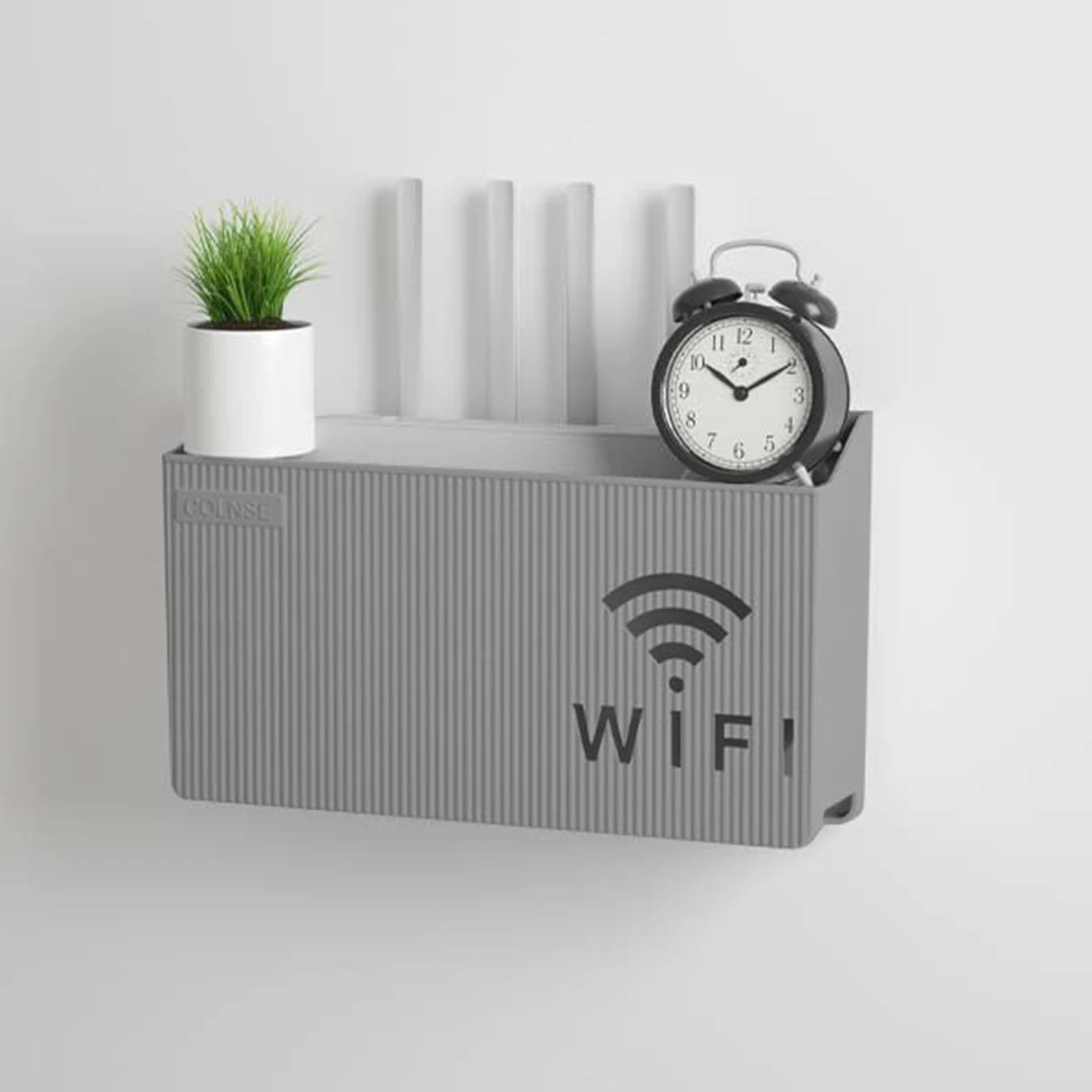 Router Storage Rack TV Set Top Organizer Box