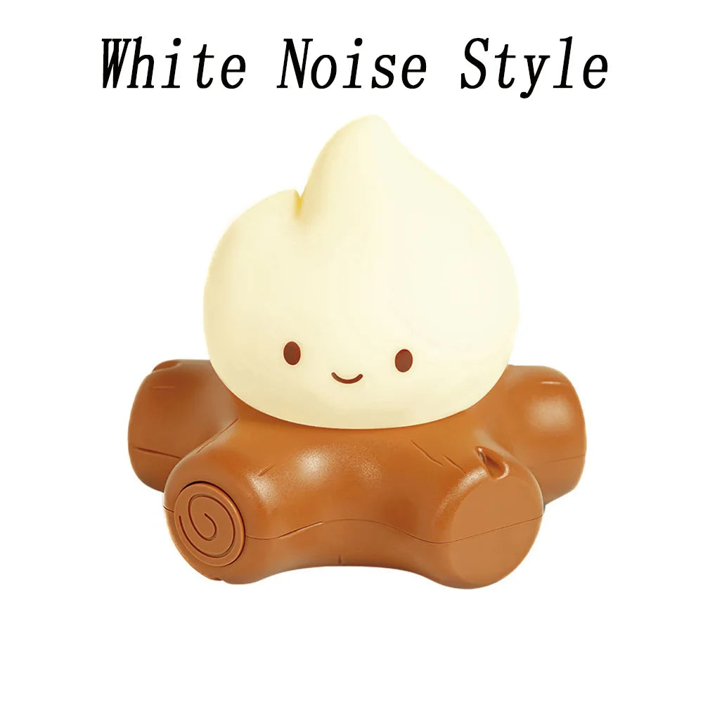 LED Flameless Candle White Noise Dimmable Nightlight
