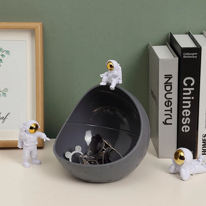 Astronaut Storage Box Moon Key Holder Organizer