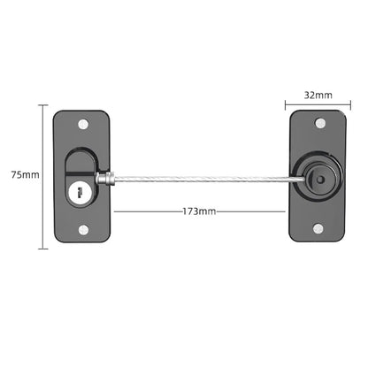 Child Safety Window Lock Anti-Fall Cabinet Protector