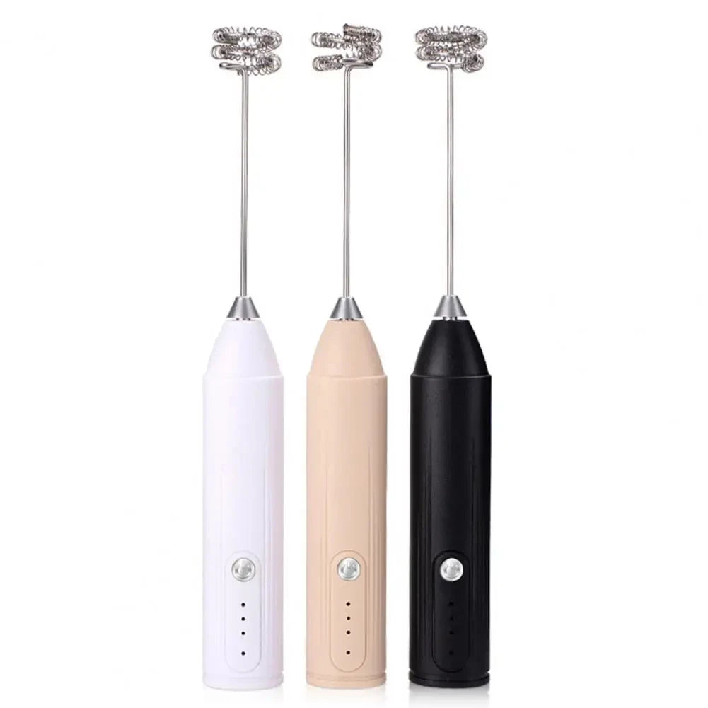 USB Rechargeable Handheld Milk Frother Mixer Blender