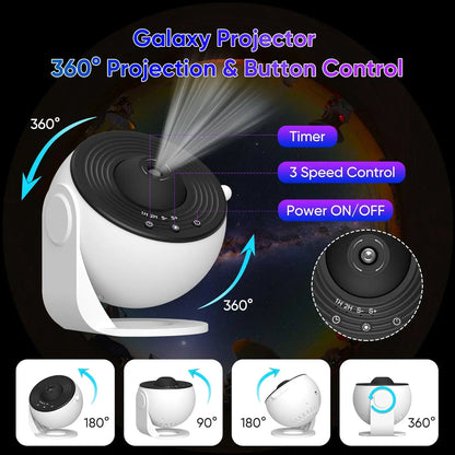 Galaxy Star Projector Night Light