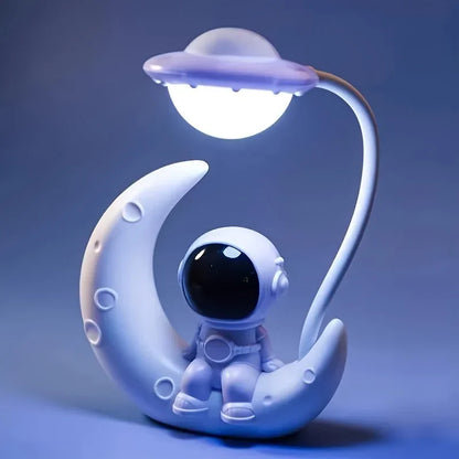 Moon Astronaut LED Night Light Desk Lamp