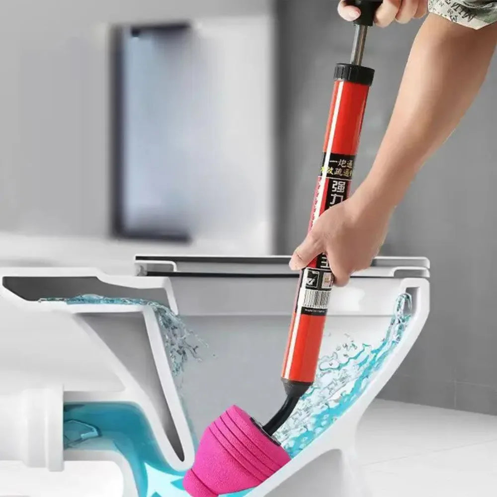 High Pressure Toilet Plunger Powerful Drain Unclogger
