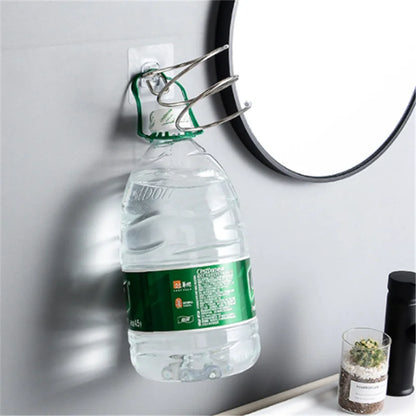 Wall Mounted Hair Dryer Holder Stainless Steel No Drill Organizer