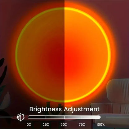 16 Color Sunset Projection Lamp USB LED Light