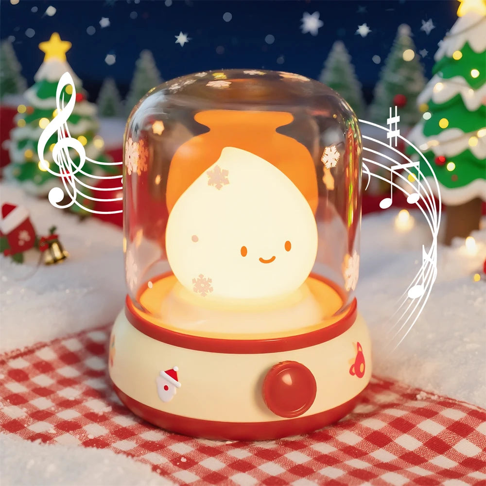 LED Flameless Candle White Noise Dimmable Nightlight