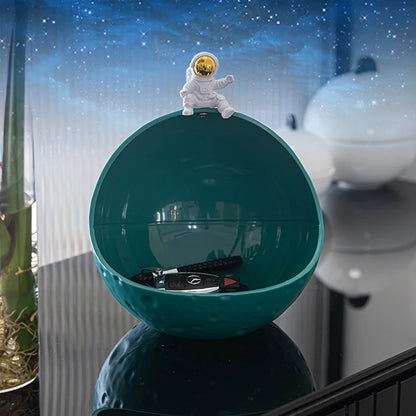 Astronaut Storage Box Moon Key Holder Organizer