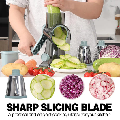 3-in-1 Rotary Cheese Grater