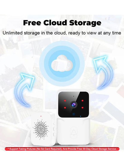 WiFi Video Doorbell HD Night Vision Intercom