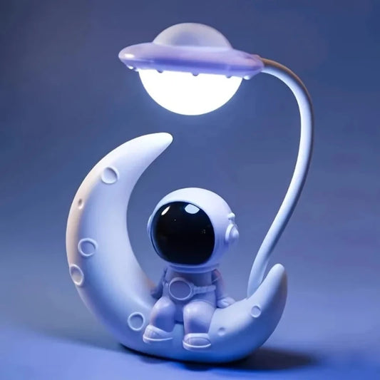 Moon Astronaut LED Night Light Desk Lamp