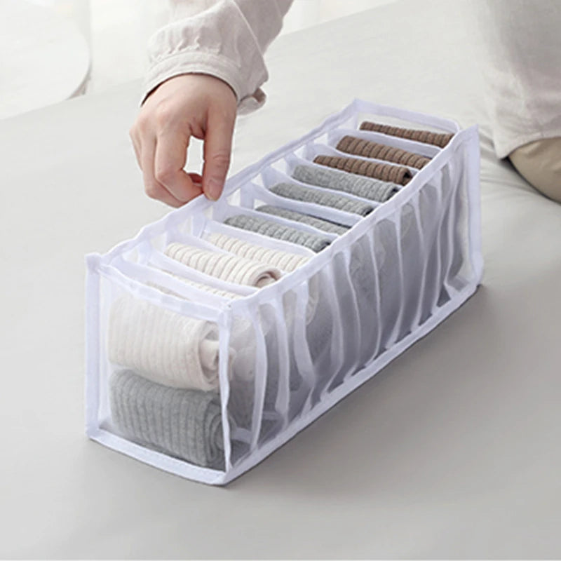 Underwear Organizer Drawer Box Multi Compartments Storage