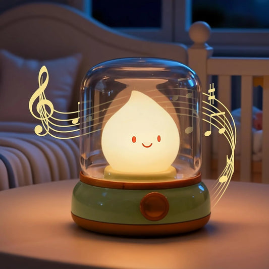 LED Flameless Candle White Noise Dimmable Nightlight