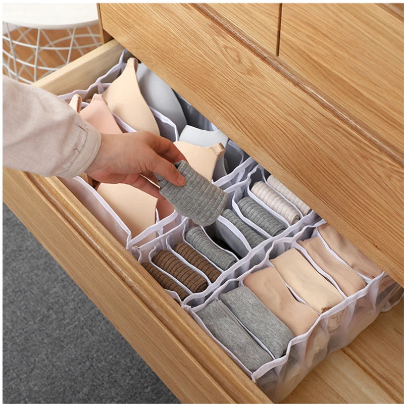 Underwear Organizer Drawer Box Multi Compartments Storage