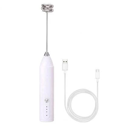 USB Rechargeable Handheld Milk Frother Mixer Blender