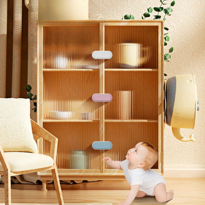 Baby Safety Cabinet Lock Invisible Drawer Latch