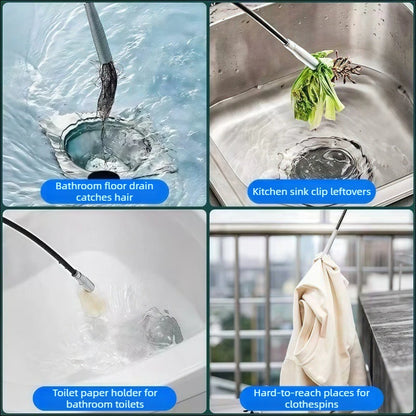 Telescopic Four Claw Drain Cleaner