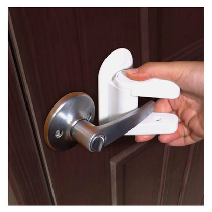 Child Safety Door Lever Lock Adhesive Protection Latch