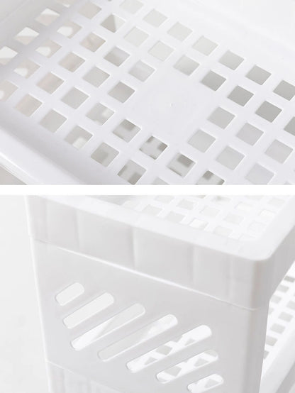 Double Layer Desktop Storage Rack Organizer Stand
