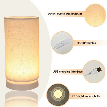 Nordic Fabric Table Lamp