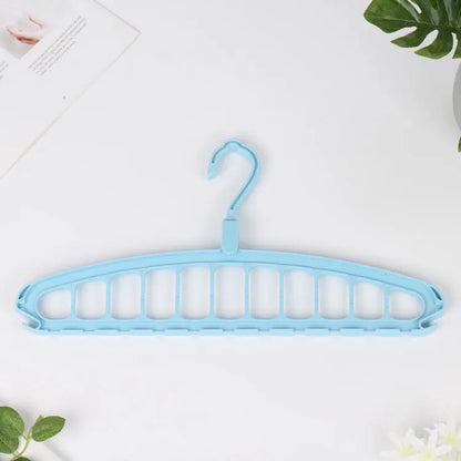 11 Hole Folding Clothes Hanger Space Saving Rack