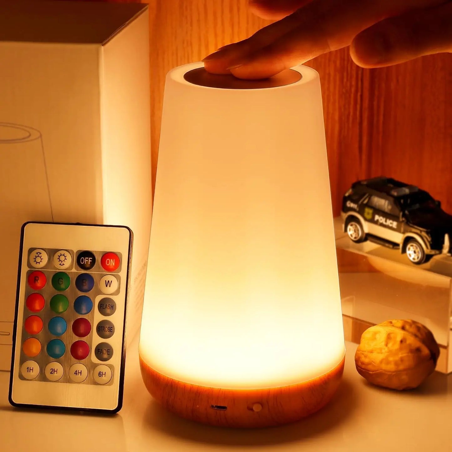 RGB Night Light 13 Colors Remote Dimmable
