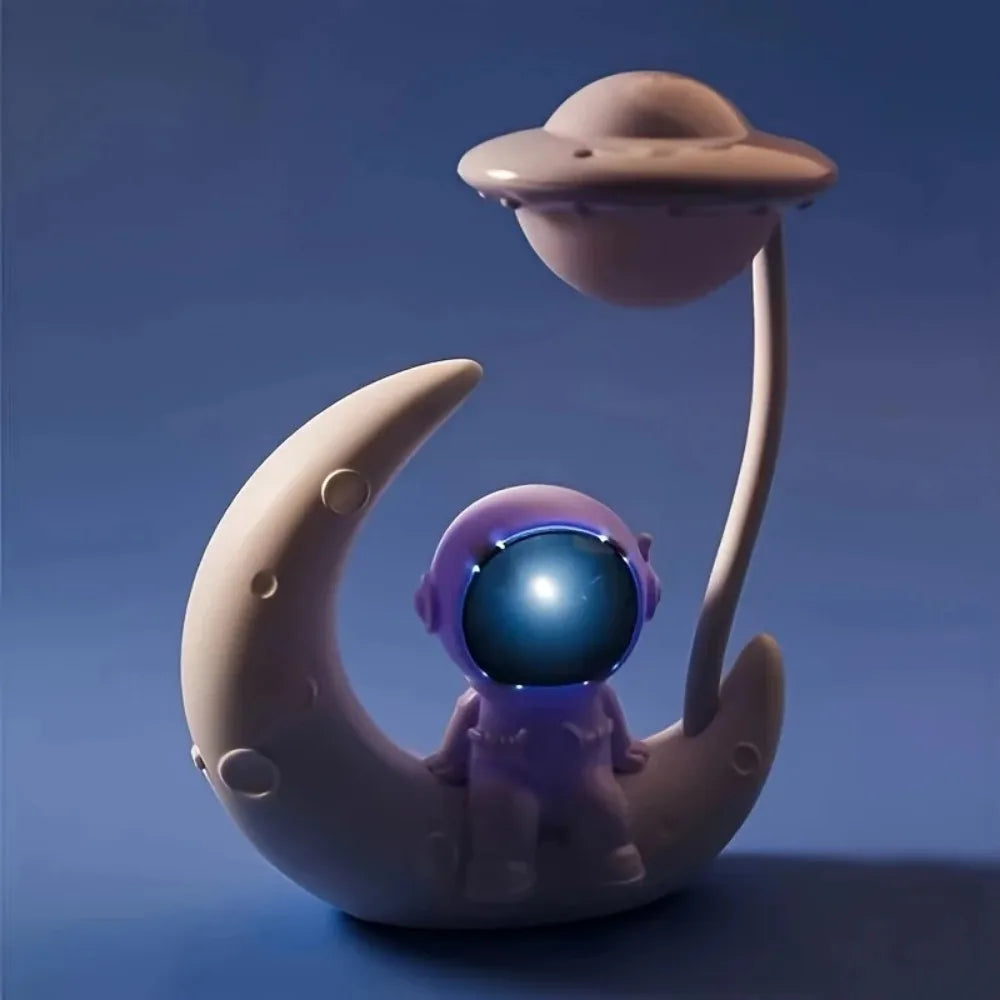Moon Astronaut LED Night Light Desk Lamp