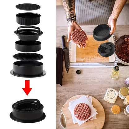 Manual Hamburger Patty Press Meat Burger Maker