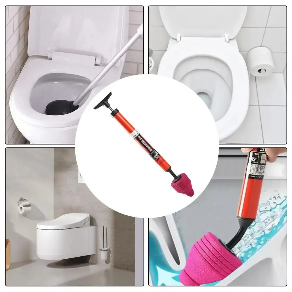 High Pressure Toilet Plunger Powerful Drain Unclogger