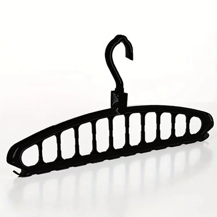 11 Hole Folding Clothes Hanger Space Saving Rack