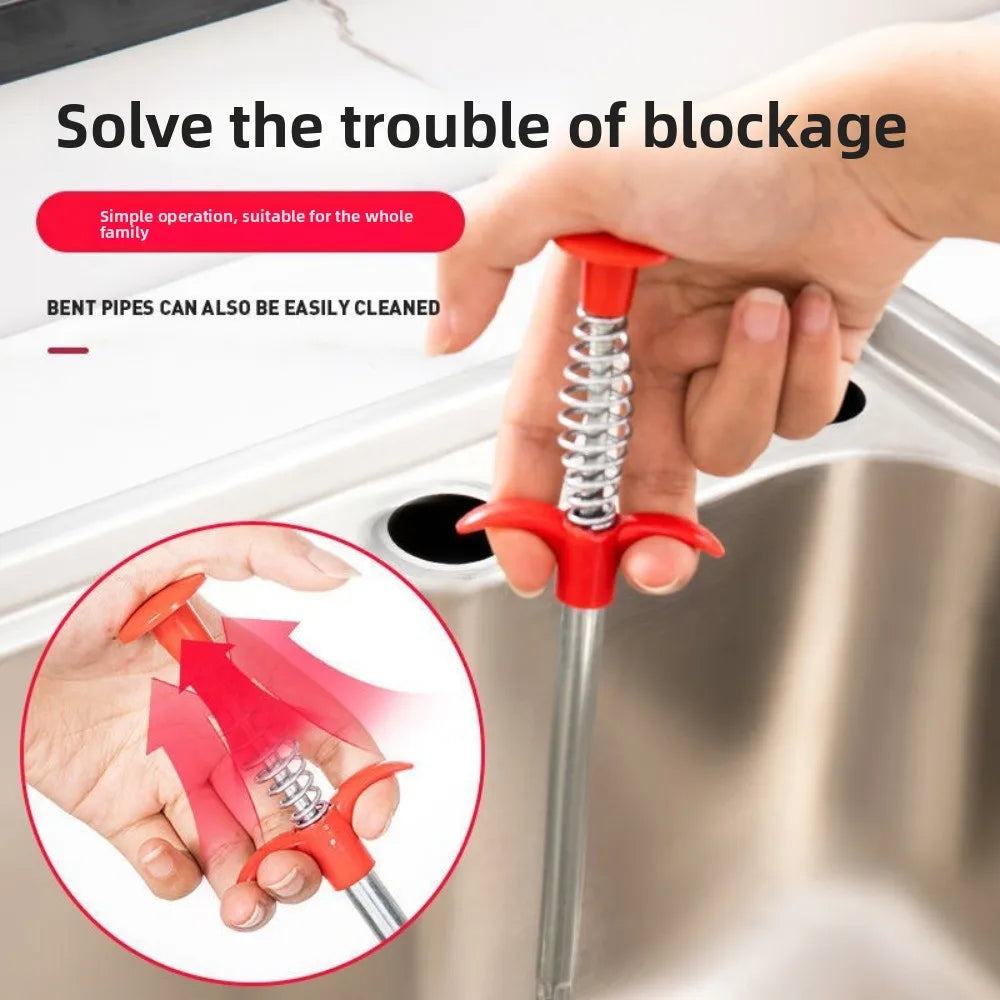 Telescopic Four Claw Drain Cleaner