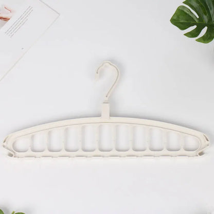 11 Hole Folding Clothes Hanger Space Saving Rack