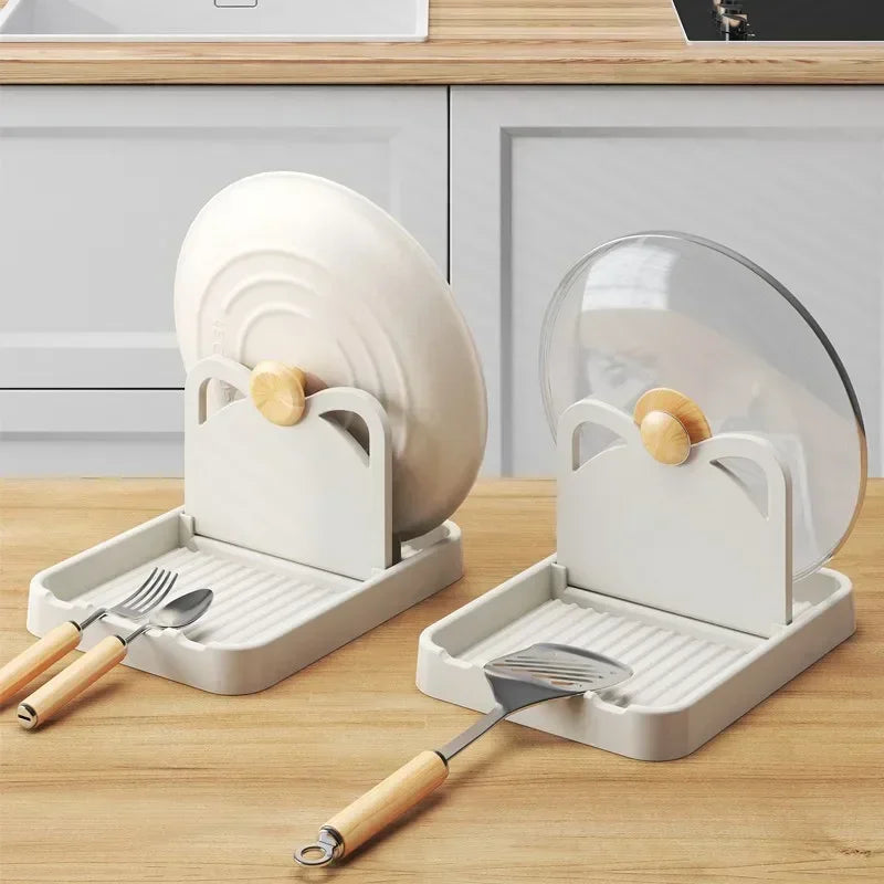 Multifunction Pot Lid Holder Spoon Rest Rack