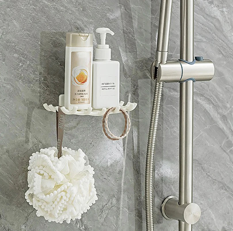 Wall Mounted Soap Dish Drainage Bathroom Shelf
