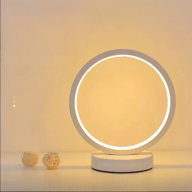 Modern LED Ring Table Lamp