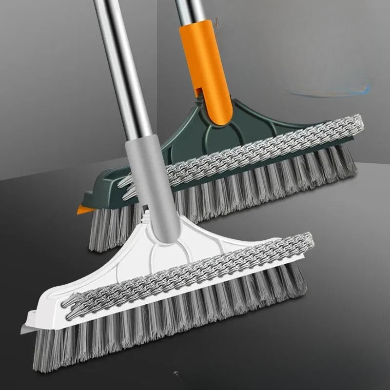 3-in-1 Cleaning Brush Long Handle Floor Scrubber
